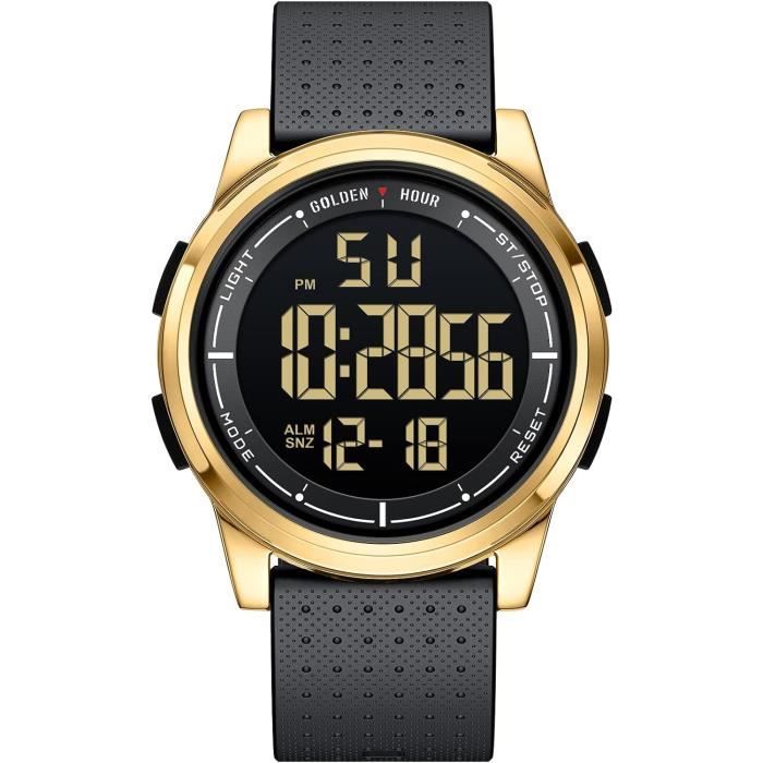 Montre digitale sales etanche