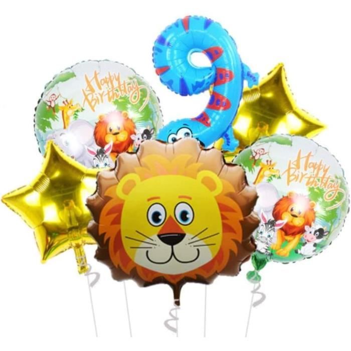 Décoration Jungle Anniversaire Bébé Kit Arche Ballon Baby Shower Numéro