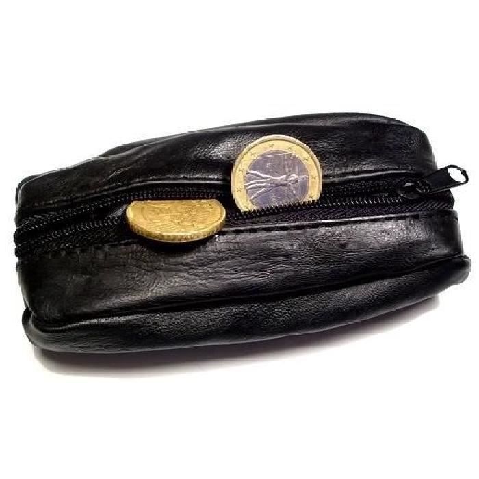 Lot 5 Porte monnaie Homme Femme Cuir Très Souple xxx5