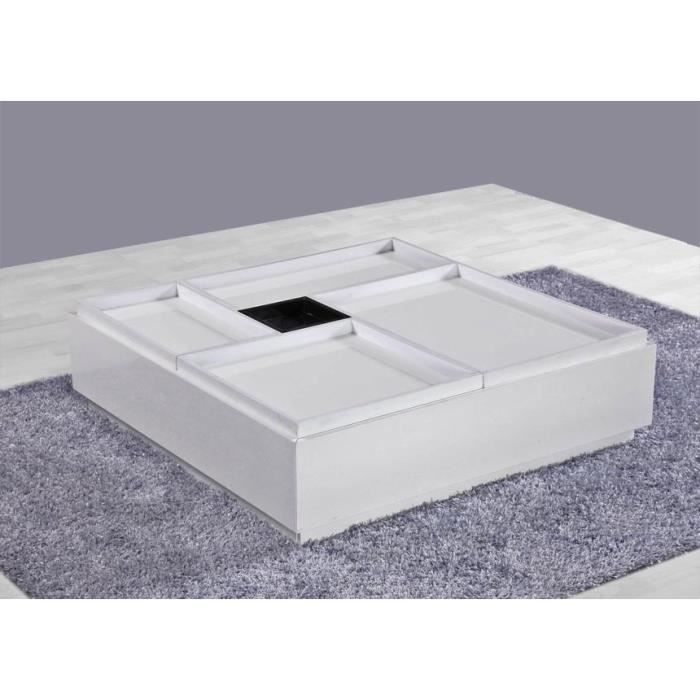 Table Basse Avec Plateaux Amovibles Kyoto Achat Vente Table