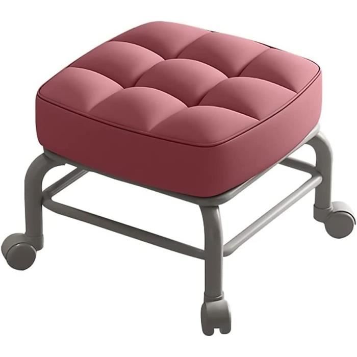 Tabouret Roulant à Banc Bas WEYE - Rouge - Pour Intérieur - Design ...