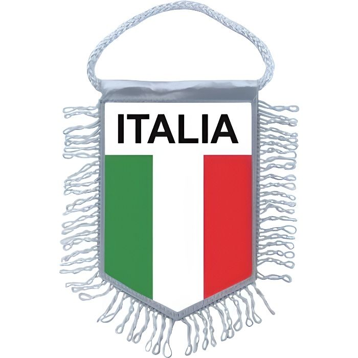 Fanion Mini Drapeau Pays Voiture Decoration Italie Italien Italia Achat Vente Guirlande Non Lumineuse Cdiscount