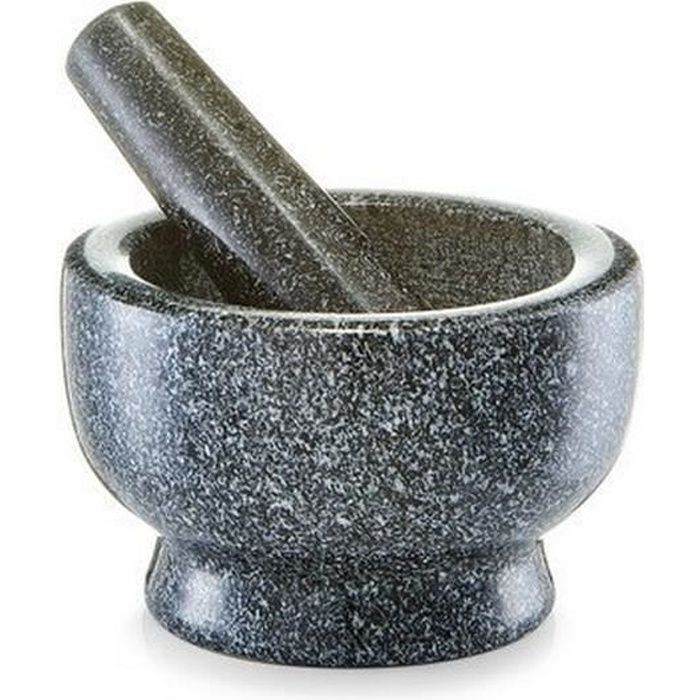 Mortier Pilon Granit Gris Anthracite Zeller Achat Vente Mortier Pilon Mortier Pilon Granit Gris Cdiscount