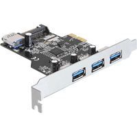 Carte Contrôleur DeLock PCI Express vers 4 Ports USB 3.0 - vue 7