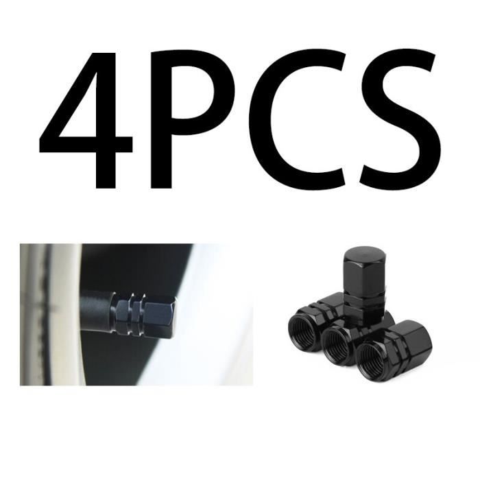 Bouchons De Valve Schrader Style Aluminium – Lot De 2, Multicolores, Pour Vélo, Scooter, VAE