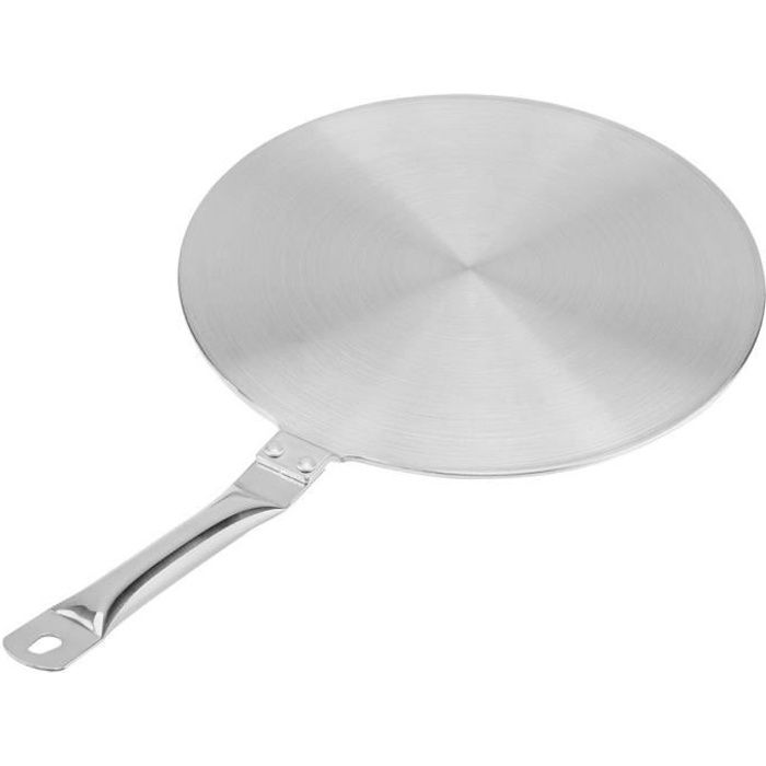 Adaptateur de plaque de conduction thermique pour cuisinière à induction en acier inoxydable (20 cm)-TAM