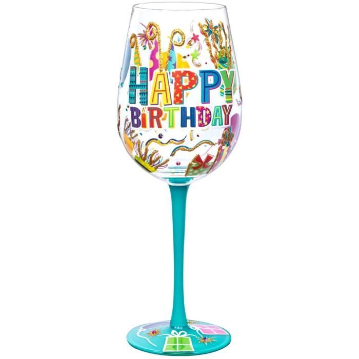 Verre A Vin Peint A La Main Joyeux Anniversaire Verre Vin Rouge 42cl Cadeau Personnalise Pour Famille Et Ami 241 Cdiscount Maison Verre A Vin Peint A La Main Joyeux Anniversaire Verre Vin Rouge 42cl Cadeau Personnalise Pour Famille Et Ami 241 Cdiscount Maison