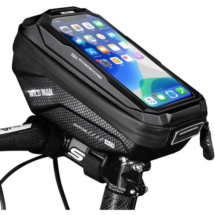 Sacoche Telephone Velo ?�tanche Support Telephone Velo Sacoche Smartphone Pochette Velo Guidon 