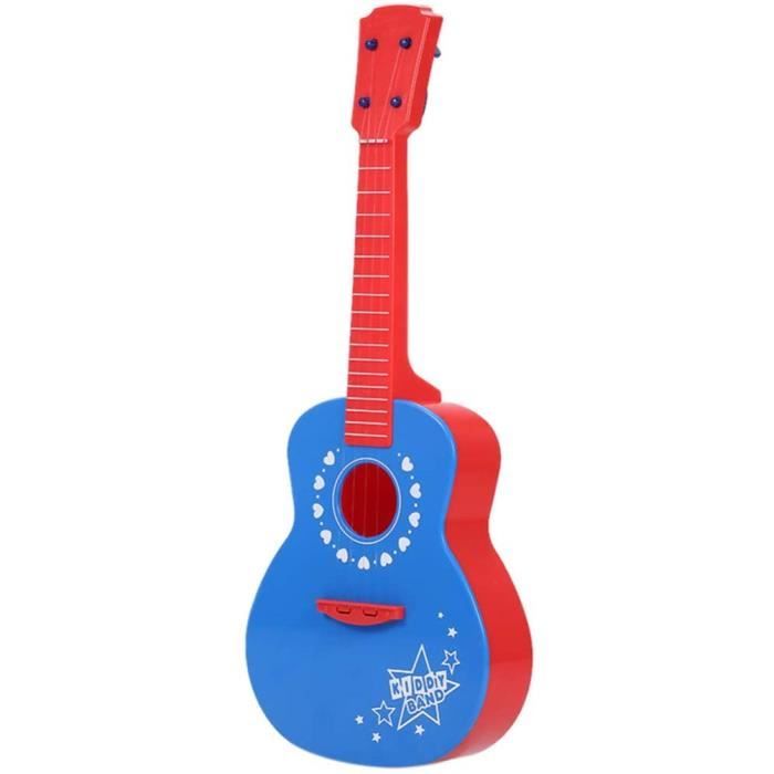 Mini Guitare Jouet Enfant Ukulélé - 4 Cordes, 45 Cm, Plastique, éveil Musical Pour Tout-petits - 8