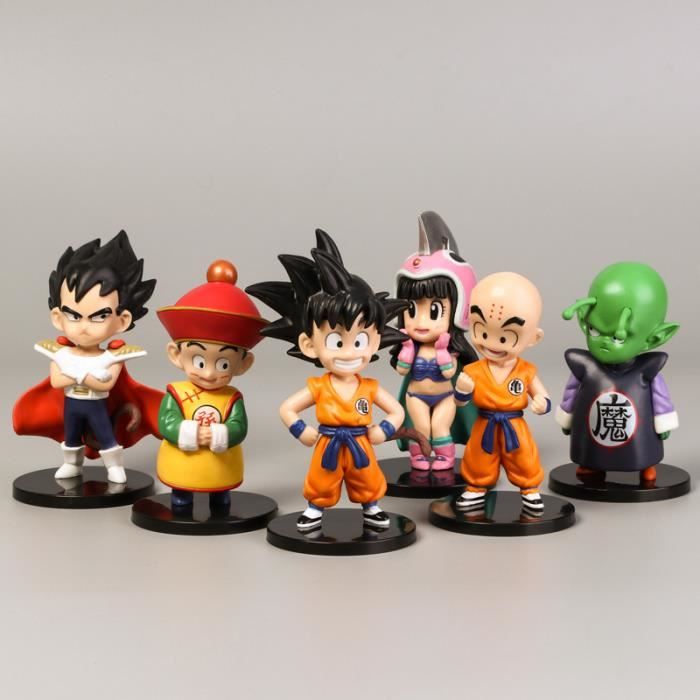 6pcs Set Dragon Ball Cartoon Mains Do Toys Roi Singe Poupee Bejita Modele De Decoration De Gateau Dragon Ball Anime Figure Cadeau Cdiscount Jeux Jouets