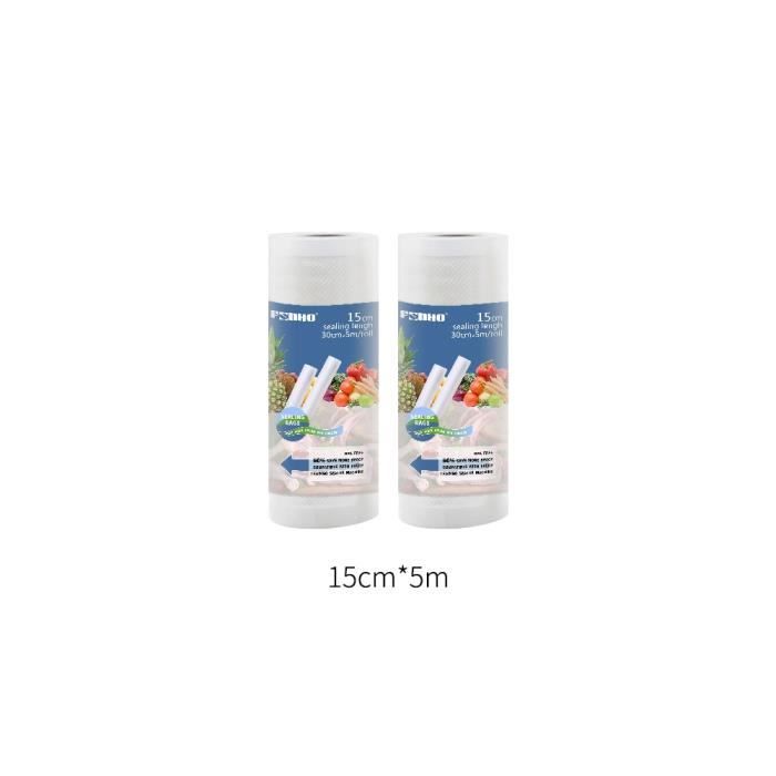 Lot De 2 Rouleaux De Sacs Pour Machine à Sous Vide VS2650 - Dimensions 28 Cm X 3 M