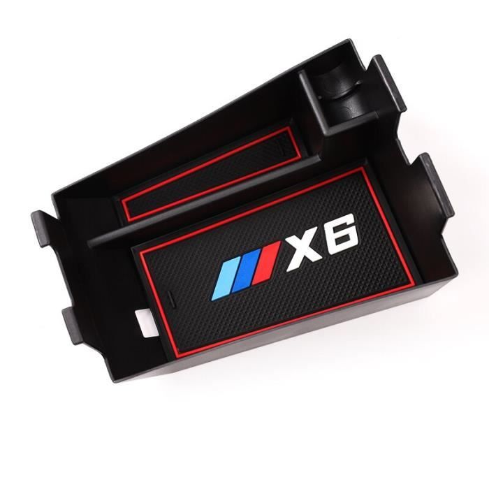 Boîte de rangement centrale de voiture pour Xpeng G6 2023 2024, support de verre, plateau de tableau de bord, accessoires d'intérieur, organisateur de rangement noir  34