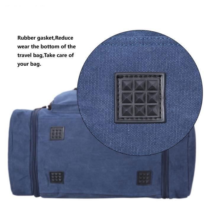 Toile Voyage Sac vintage Voyage sac Week end Sport Duffel Sacs gym