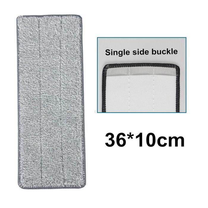 Lot De 3 Recharges Microfibre Pour Serpillière Plate - Compatible Balais Plat, Nettoyage Profond - 4