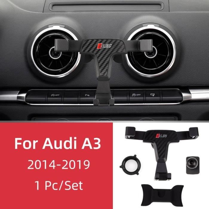 Supports voiture,Pour Audi A3 8V A4 B9 A5 A6 C7 Q3 Q5 Sportback Cellule support smartphone