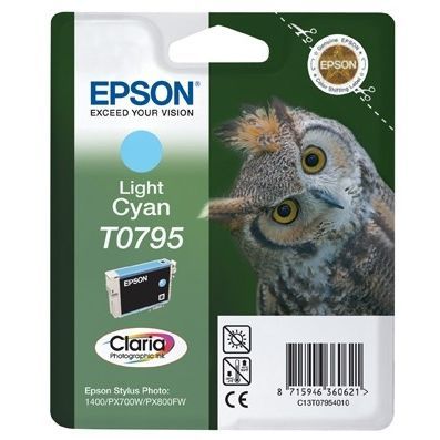 EPSON Cartouche d'encre T0795 Cyan Chouette C13T07954010