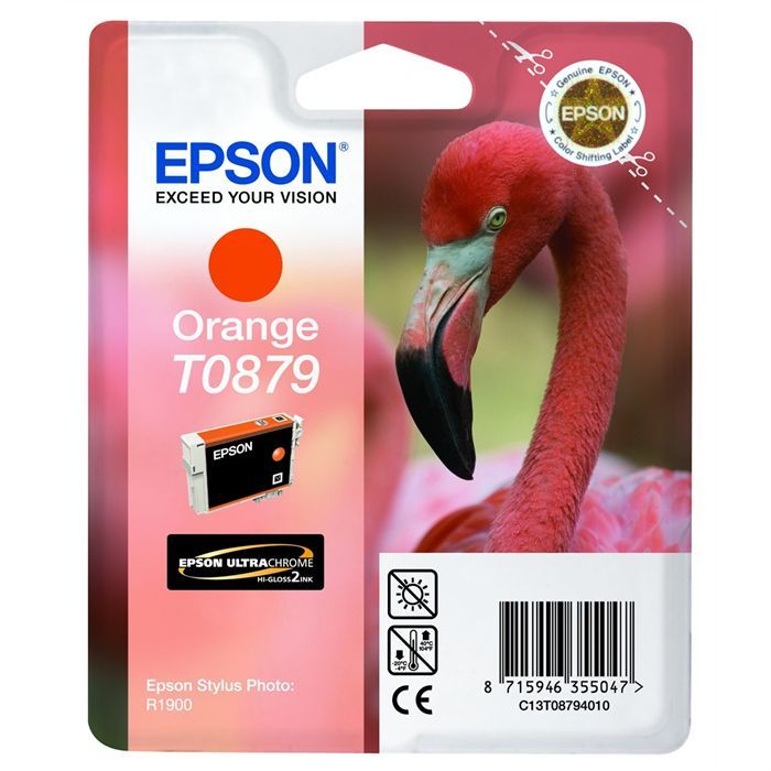 Epson T0879 11.4 ml originale blister cartouche d'encre pour Stylus Photo R1900 - vue 2
