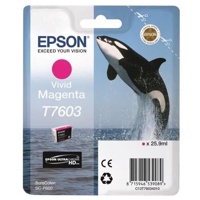 Epson T7603 26 ml original blister cartouche d'encre pour SureColor P600 SC P600