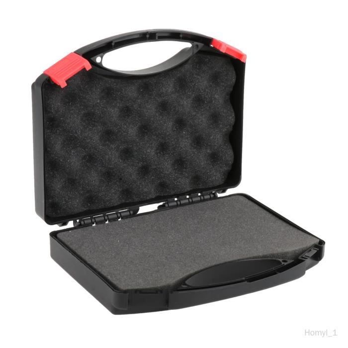 Boîte à outils en aluminium avec serrure et doublure en éponge, valise portable de grande taille avec mot de passe, sécurité, boîte de rangement Boîte à outils en aluminium avec serrure et doublure en éponge, valise portable de grande taille avec mot de passe, sécurité, boîte de rangement