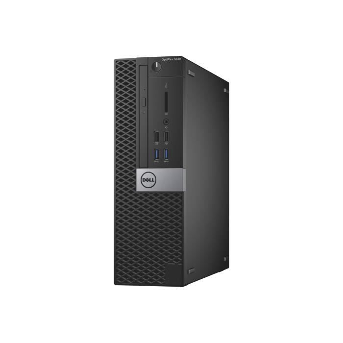 Dell OptiPlex 3040 SFF 1 x Core i3 6100 - 3.7 GHz RAM 4 Go HDD 500 Go graveur de DVD HD Graphics 530 GigE Win 10 Pro 64 bits…