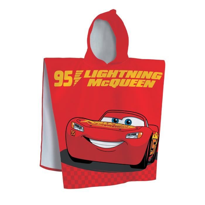 Cape de bain imprim e 100 coton CARS 95. Taille 60x120 cm