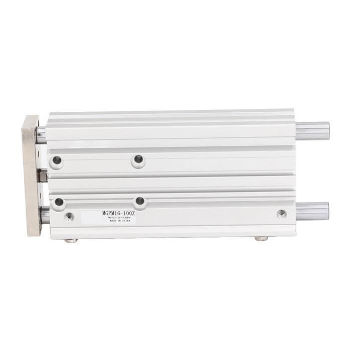 Vérin Pneumatique Double Effet TN16 Course 10-200mm Alliage Aluminium 0.1-0.9MPa