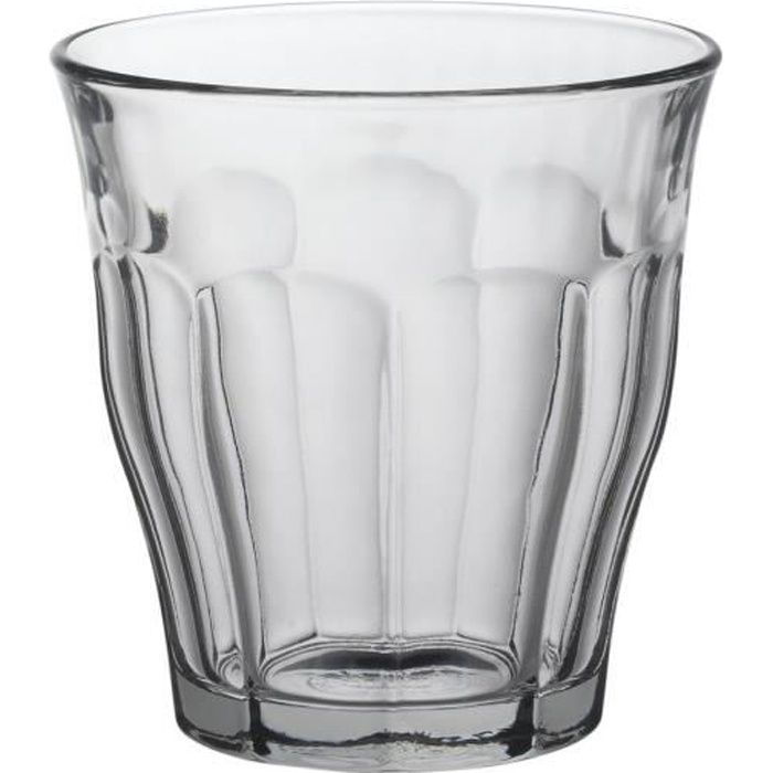 KLIFA ETON Lot De 6 Verres Highball Acrylique 600 Ml – Incassables, Empilables, Gris/Noir, Sans BPA, Passe Lave-Vaisselle