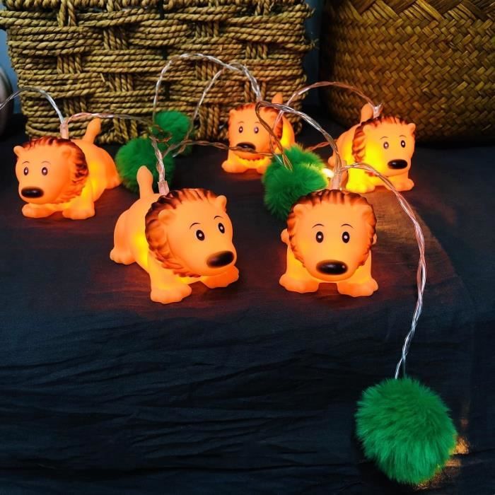 Lot De 4 Guirlandes Lumineuses Miniatures 50 Cm Pour Maison De Poupée, Déco Noël Lutin - Fausses Lumières Décoratives