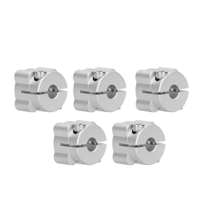 Lot De 10 Colliers D'arbre En Aluminium 12mm - Butée Pour Arbres De Guidage