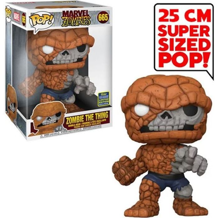 Figurine Pop Mégasize [Exclusive] Marvel Zombies : The thing [665] [Hauteur26 cm] - vue 1