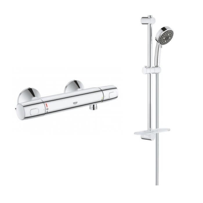 GROHE Mitigeur thermostatique de douche mural Precision Trend