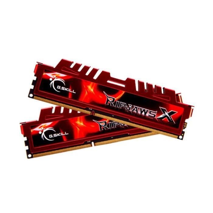 Achat Memoire PC G.SKILL RAM PC3-17000 / DDR3 2133 Mhz - F3-2133C9D-8GXL - DDR3 Performance Series - RipjawsX pas cher