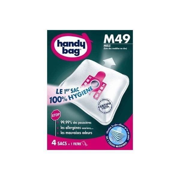 Sac aspirateur Handy Bag M49 avec filtration MicroPor Plus et système Dirtlock - vue 2