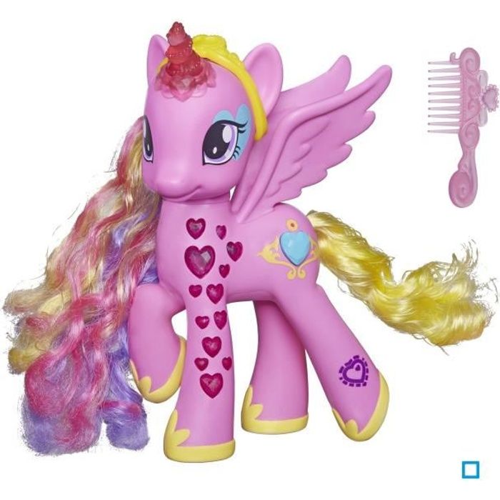 HASBRO MY LITTLE PONY Princesse Cadence coeurs lumineux 19cm 