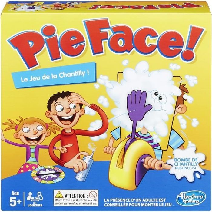 Hasbro Gaming Pie Face Le Jeu De La Chantilly Achat Vente
