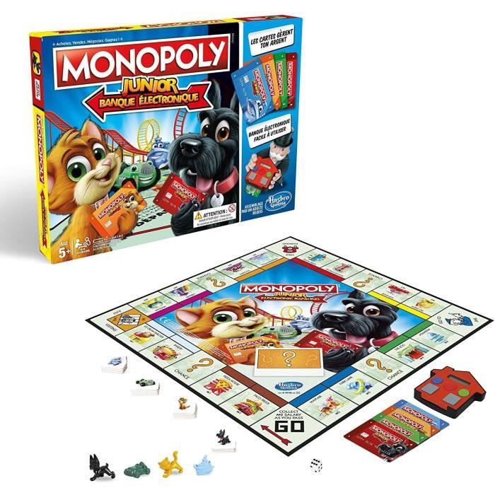 Monopoly Junior Electronique - Jeu de société pour enfants - Jeu