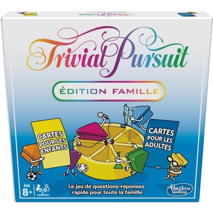 Trivial Pursuit - Famille - Jeu de societe de reflexion - Jeu de