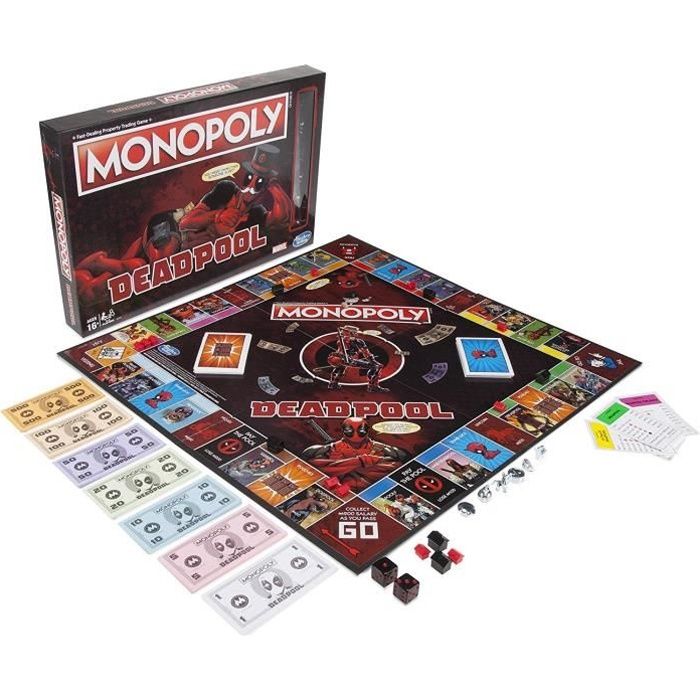 Marvel Deadpool Collector's Edition MONOPOLY Exclusive 