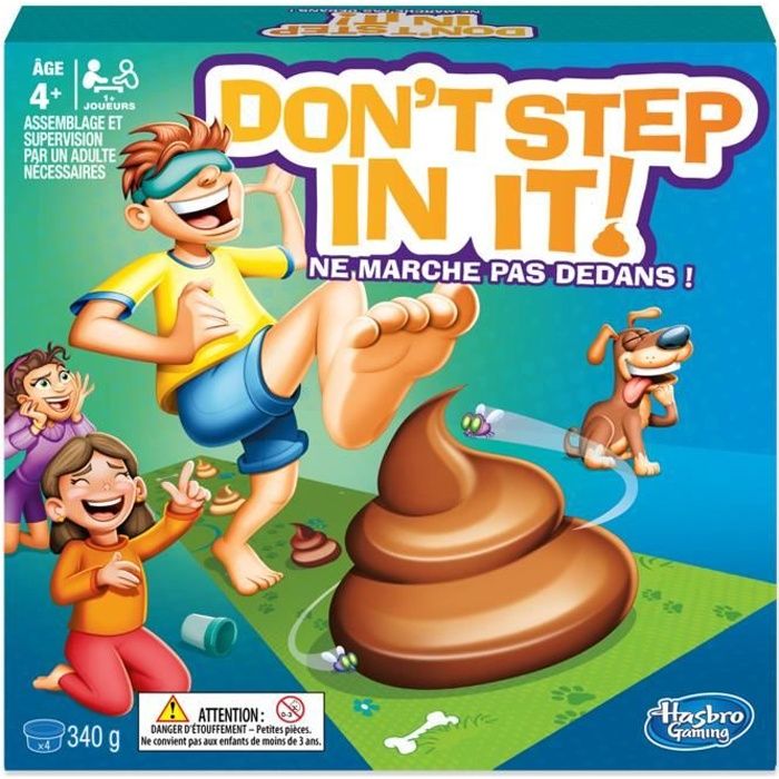 Don't Step In It - Ne Marche Pas Dedans - Hasbro Gaming - Jeu de societe fun