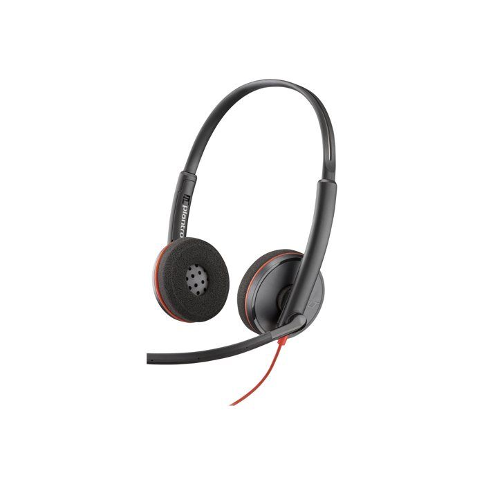Micro-casque - filaire - USB-C - HP Inc. - Poly Blackwire 3220 - Blackwire 3200 Series - micro-casque - sur-oreille - filaire - USB