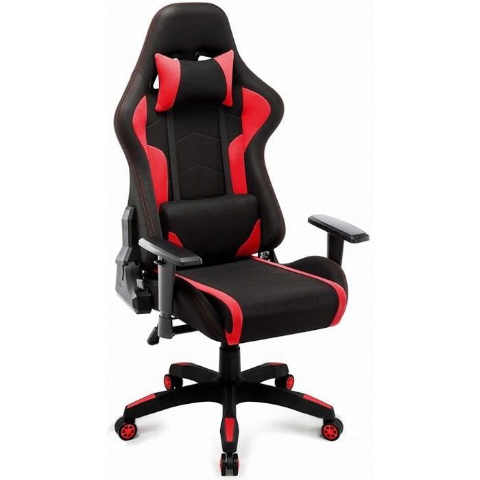 Intimate WM cœur tissu Gaming Chair Respirant Racing Chaise de bureau pour pivotant 
