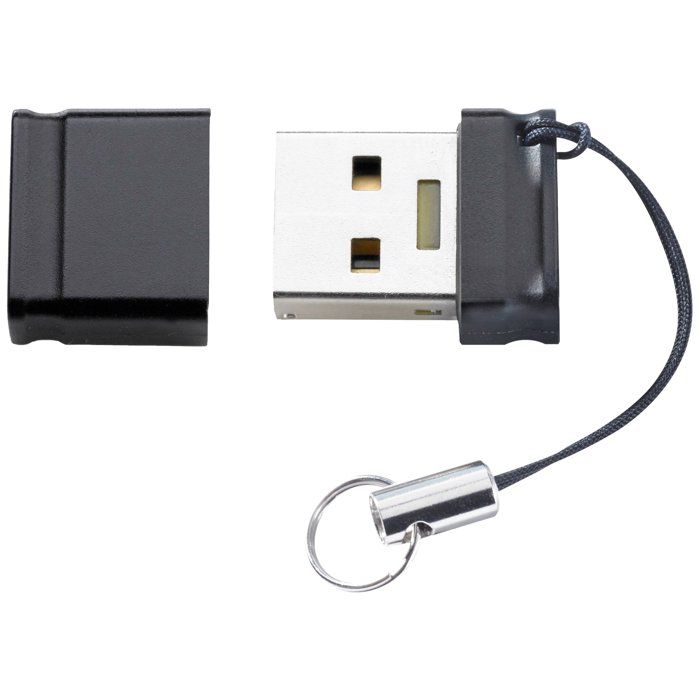 Clé USB INTENSO SLIM LINE - 64 Go - Noir - USB 3.0