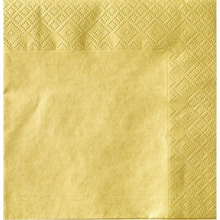 . Lot de 40 serviettes en papier dans un choix de 16 couleurs noir