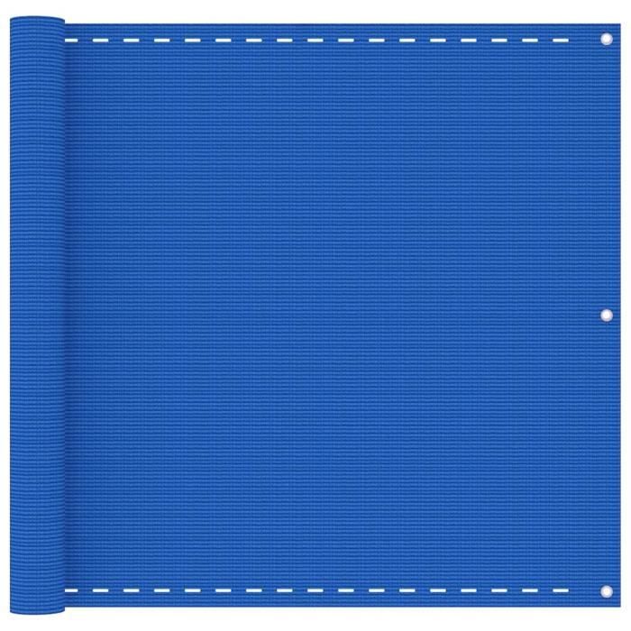 LE SHOP Écran de balcon Bleu 90x600 cm PEHD 130113 - Haute qualité ...