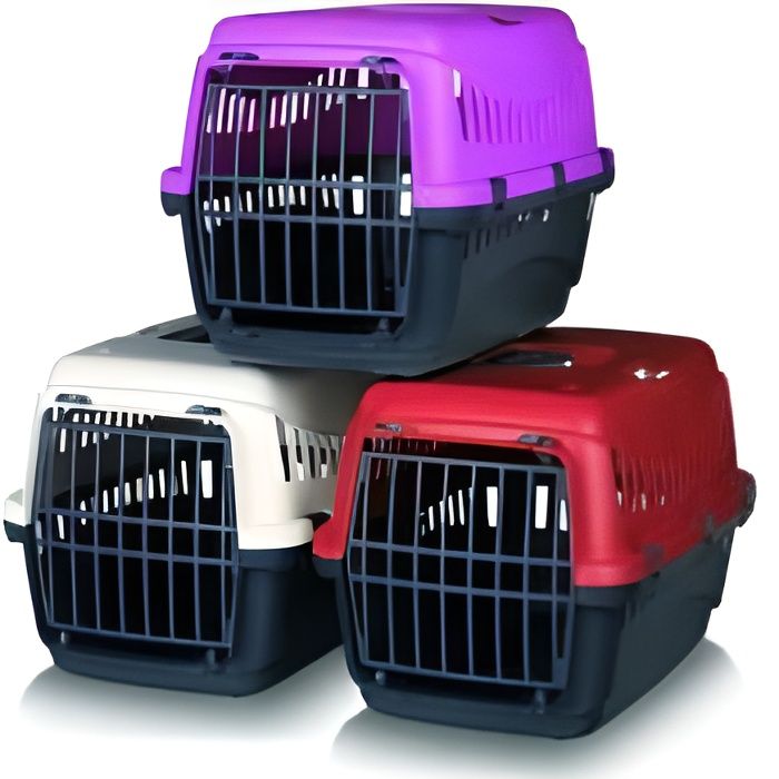 Cage De Transport Eco Chat Et Petit Chienblanc Cdiscount Animalerie