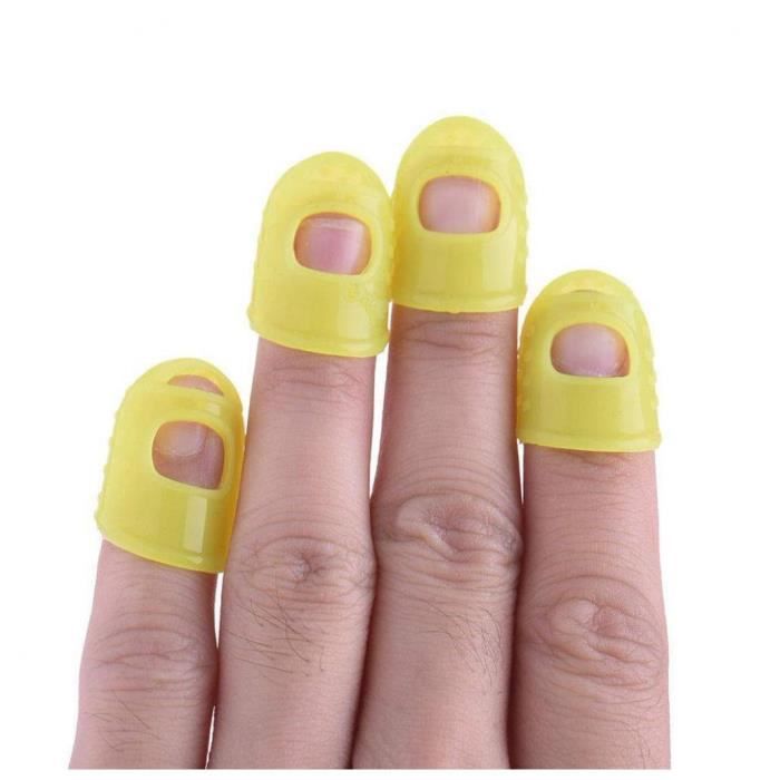 4 pcs Silicone Guitare Doigts Protecteurs Réutilisables Anti-dérapant Protège-Doigts Accessoires de Guitare Pour Ukulélé Guitare Joueurs 4 pcs Silicone Guitare Doigts Protecteurs Réutilisables Anti-dérapant Protège-Doigts Accessoires de Guitare Pour Ukulélé Guitare Joueurs