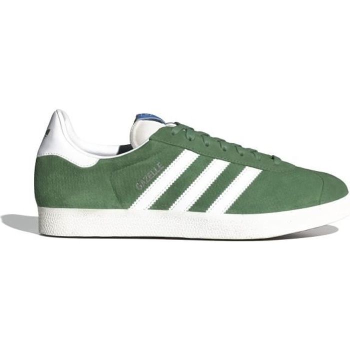 Basket adidas GAZELLE IG1634 Enfant Vert Lacets Plat Cdiscount Chaussures