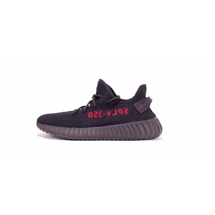 BASKET YEEZY BOOST 350 NOIR/ ROUGE MIXTE Noir Noir - Cdiscount Chaussures