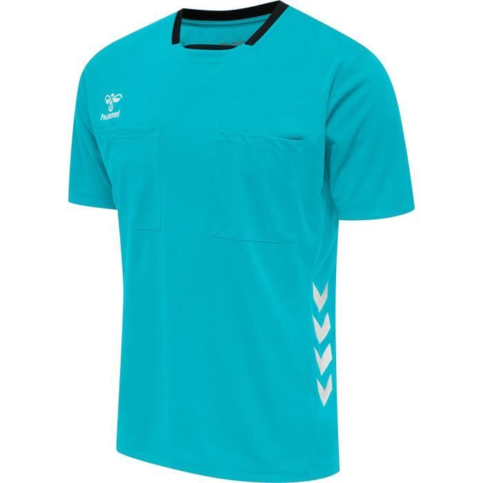T-shirt Hummel hmlreferee chevron - bleu ciel T-shirt Hummel hmlreferee chevron - bleu ciel