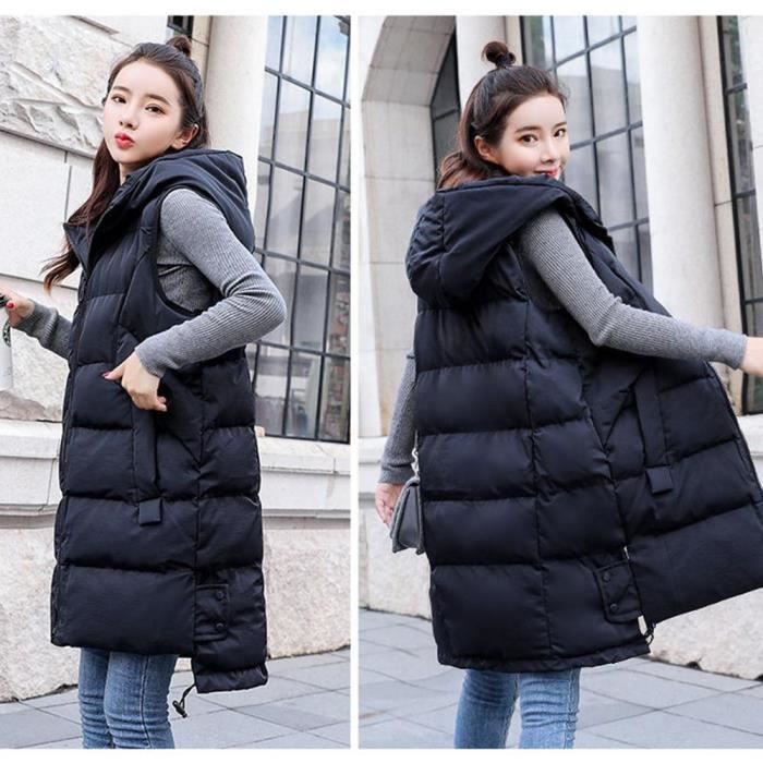 Gilet long coton 2025